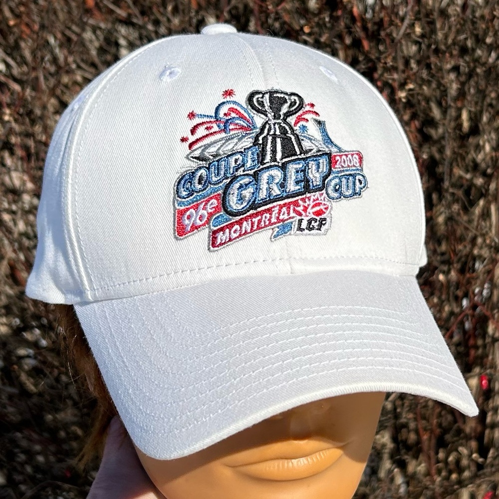 Vintage 2008 96th Grey Cup 🏈 Reebok strapback hat baseball cap CFL Montreal - Picture 1 of 15